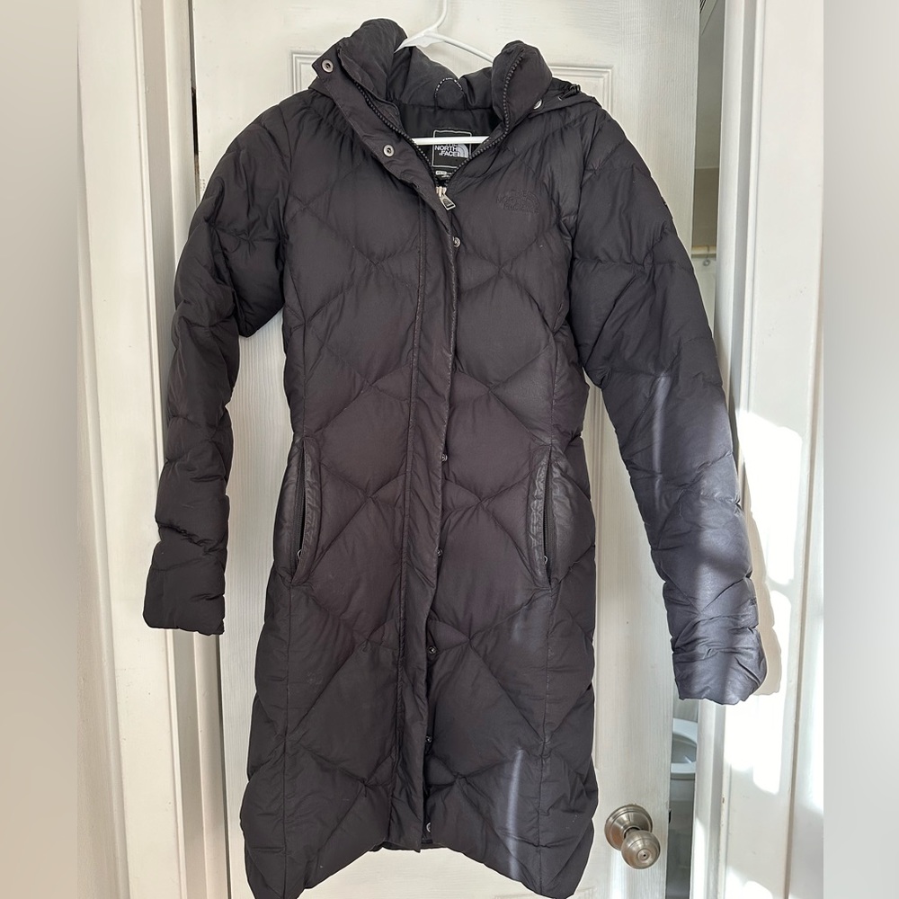 The Northface Metropolis Black Hooded Parka-  XS